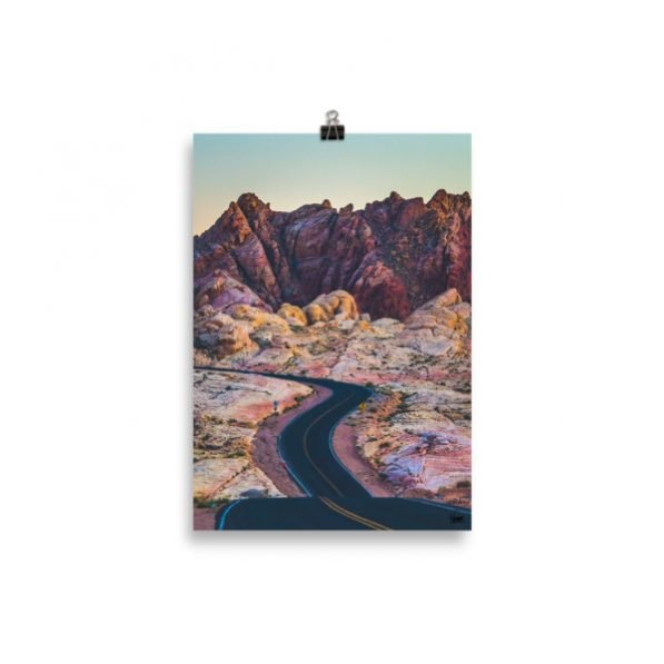 "Road of Fire" fine art poster print by Jesse Vachon - Image 2