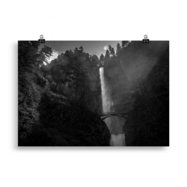 "Multnomah Falls Before the Fire" fine art photography print, by Jesse Vachon - Image 9