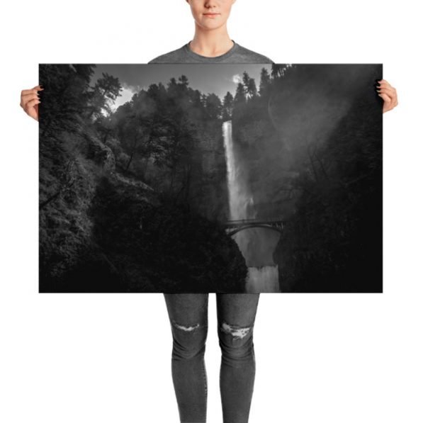 "Multnomah Falls Before the Fire" fine art photography print, by Jesse Vachon - Image 8