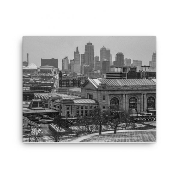 "Downtown Kansas City Skyline" canvas fine art print, by Jesse Vachon