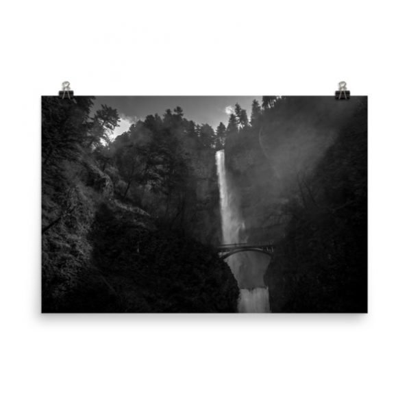 "Multnomah Falls Before the Fire" fine art photography print, by Jesse Vachon - Image 7